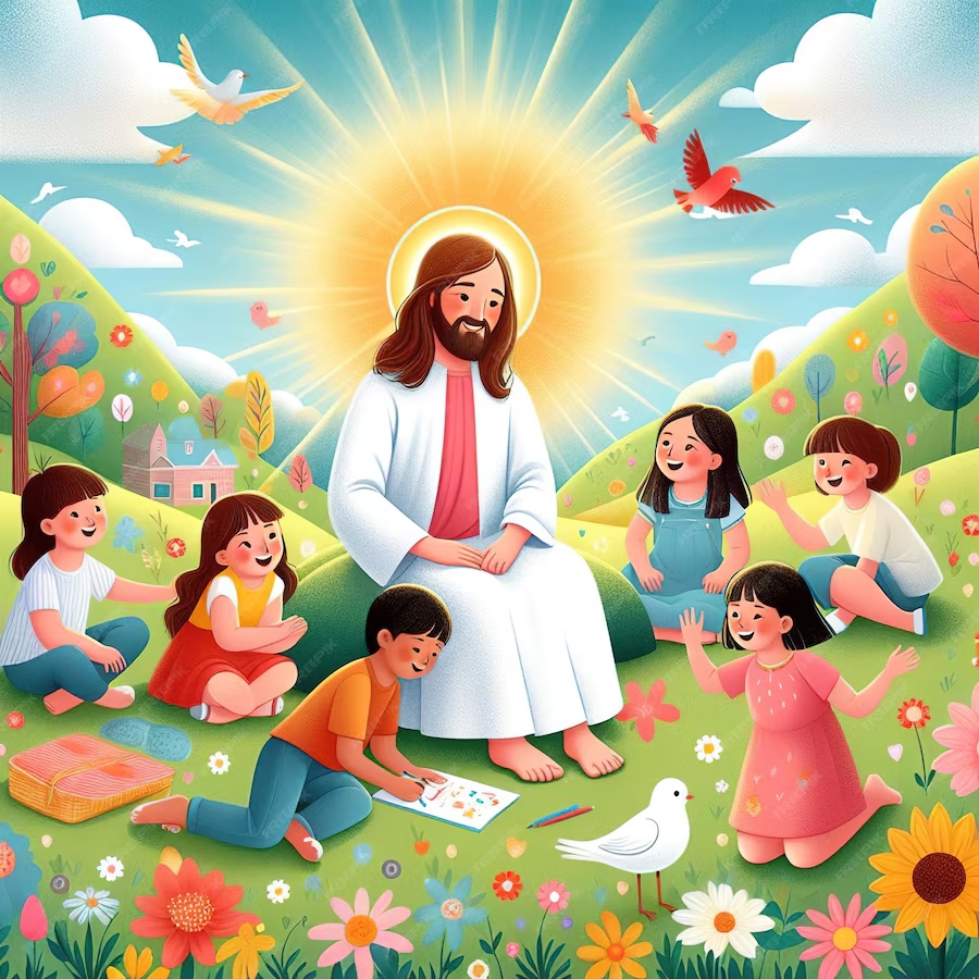 Prévia do kit cristão infantil